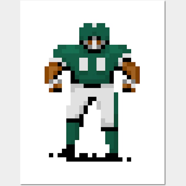 16-Bit Football - New York Wall Art by The Pixel League